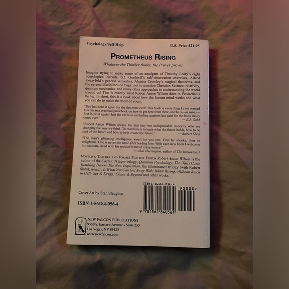 Prometheus Rising by Robert Anton Wilson - Picture 2 of 2